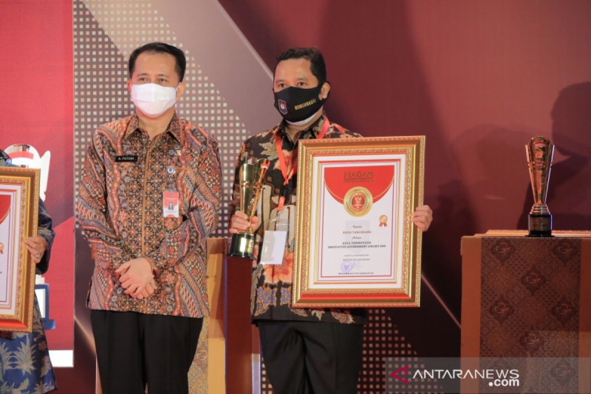 Pemkot Tangerang raih penghargaan Kemendagri Kota Terinovatif dari Kemendagri