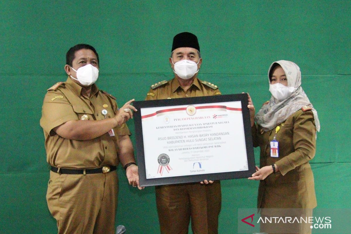 Kandangan Hospital bestowed WBK award