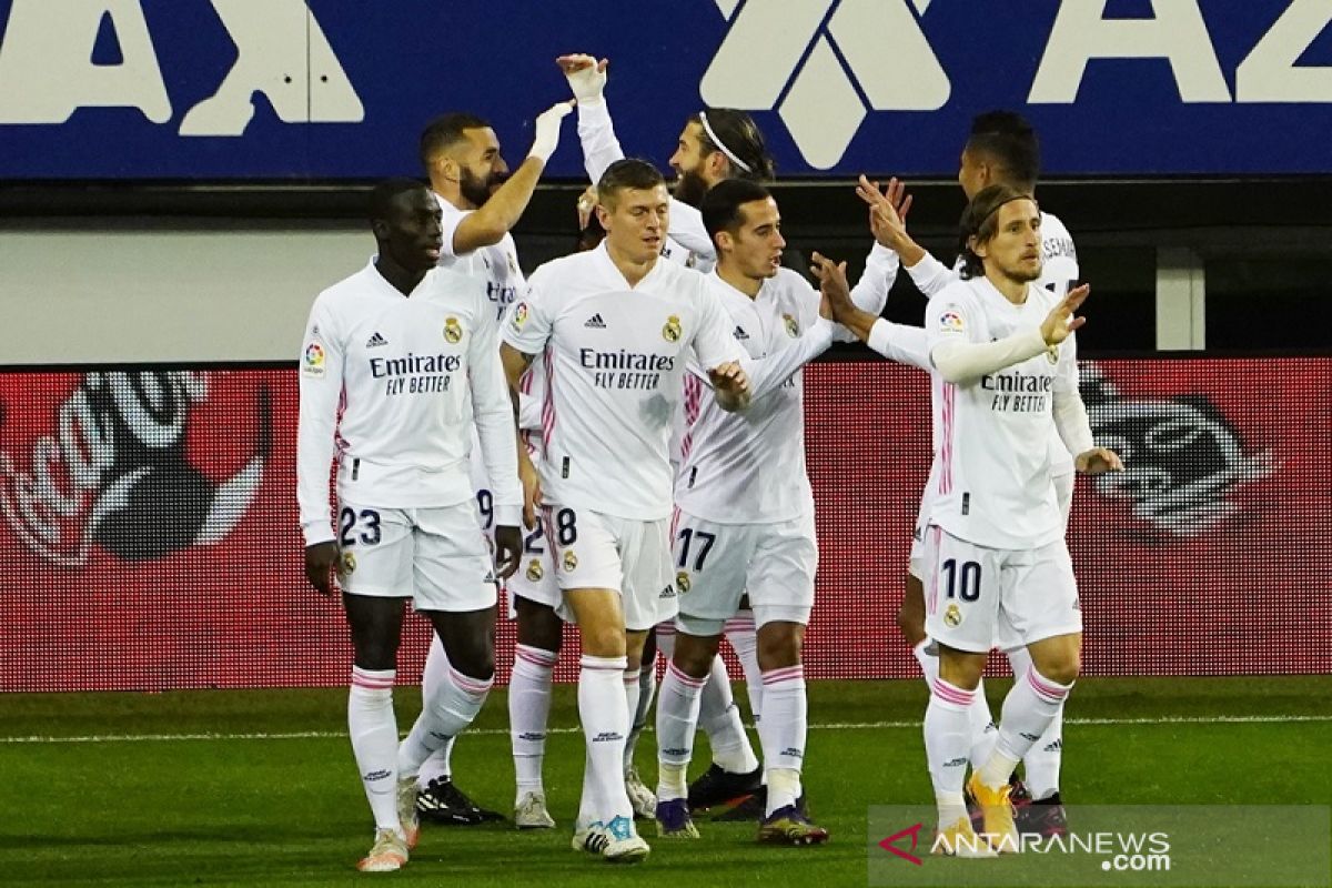 Klasemen Liga Spanyol: Real Madrid tempel ketat Atletico