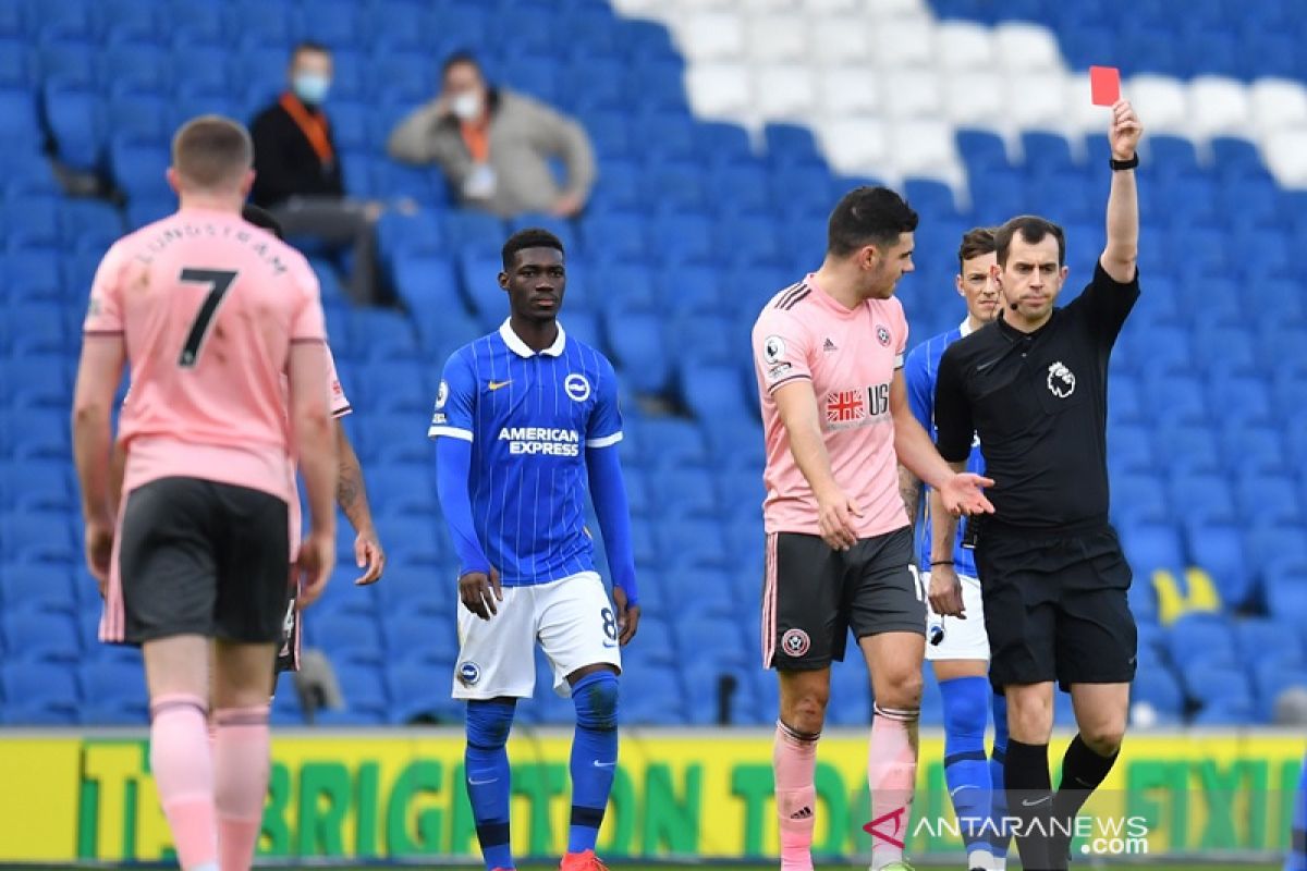 Wilder puji daya juang 10 pemain Sheffield kantungi poin dari Brighton