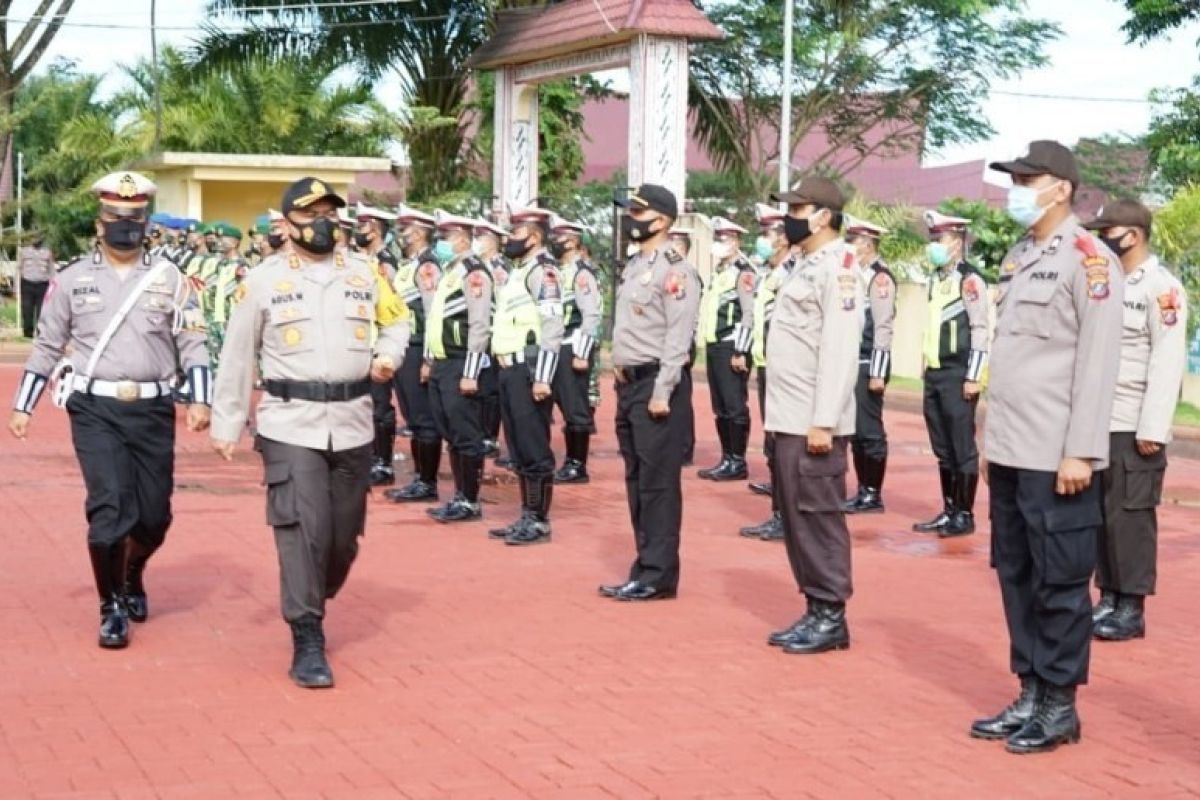 Polres Simalungun gelar pasukan Operasi Lilin Toba 2020