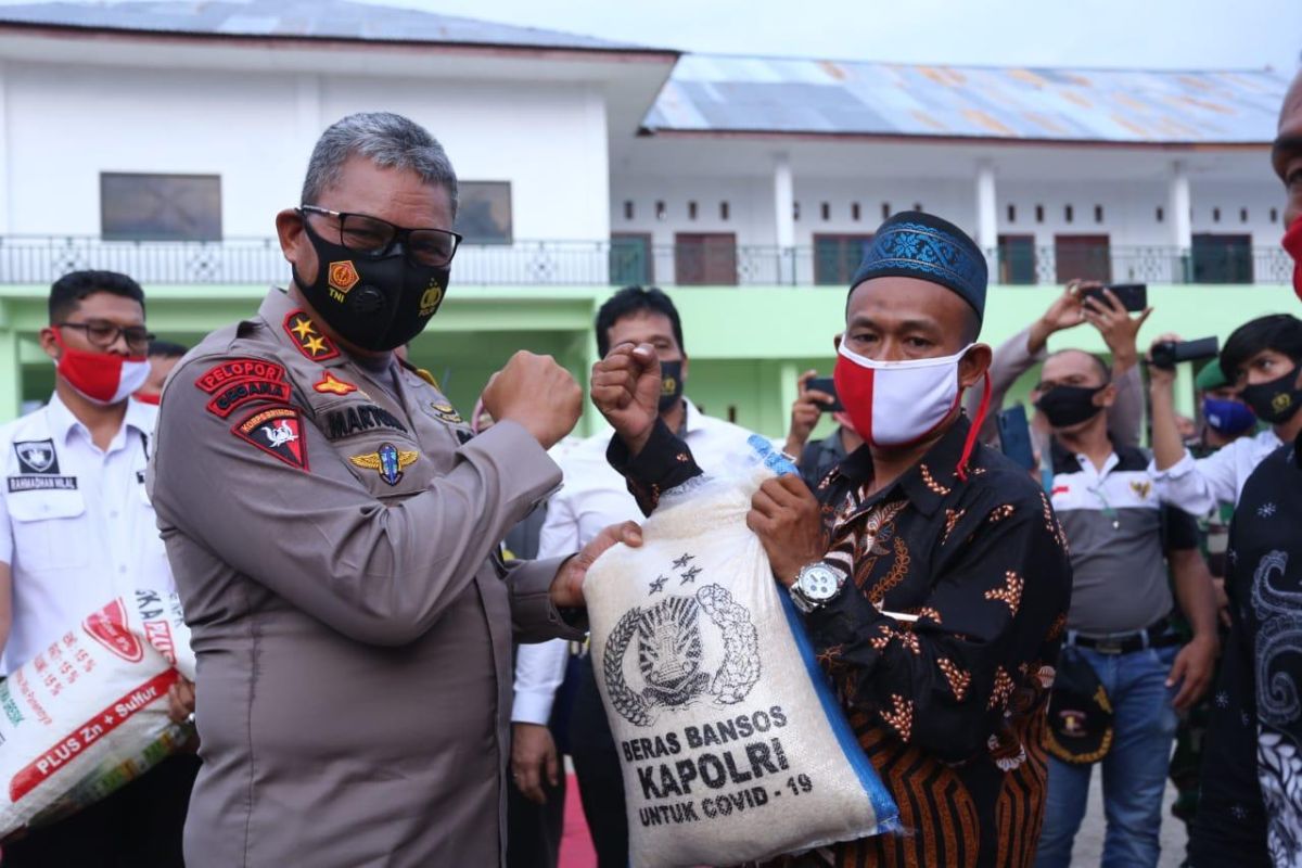 Forkopimda Labuhanbatu Raya sambut kunker kapolda di Kampung Tangguh Ika Bina En Pabolo