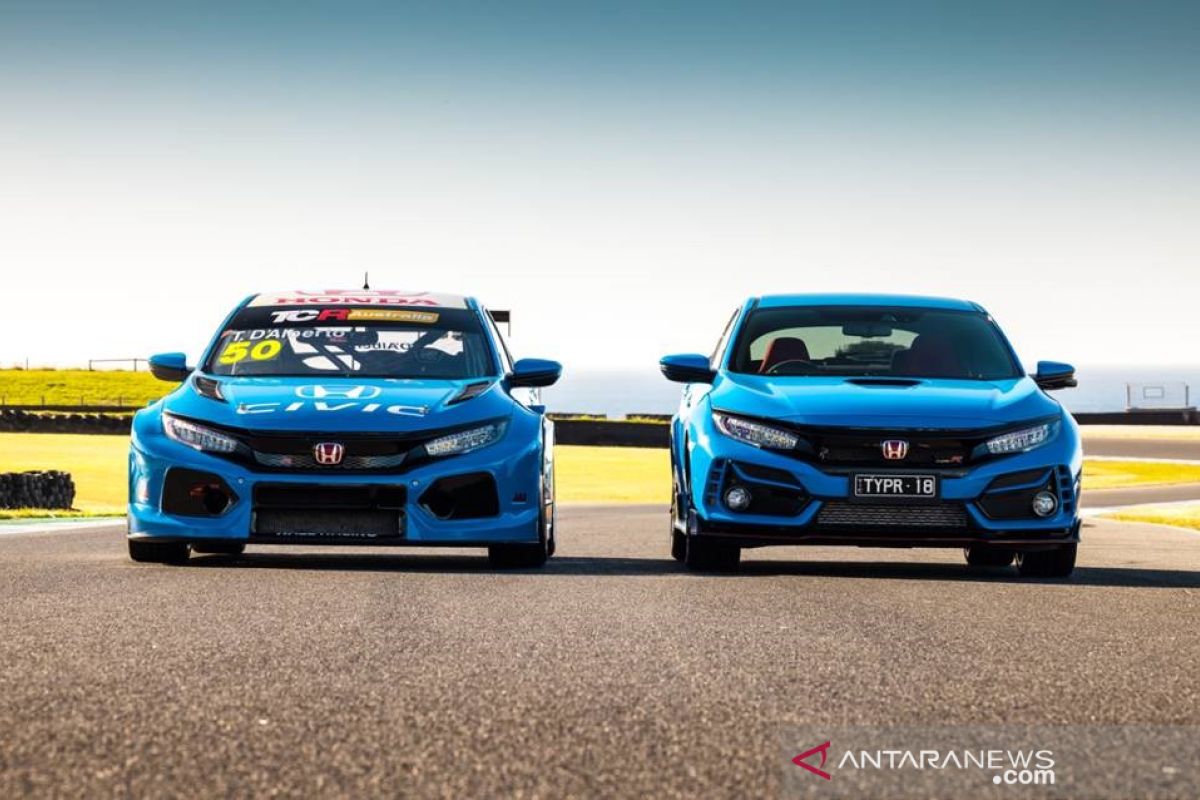 Honda Civic Type R TCR dapat sentuhan "Racing Blue"