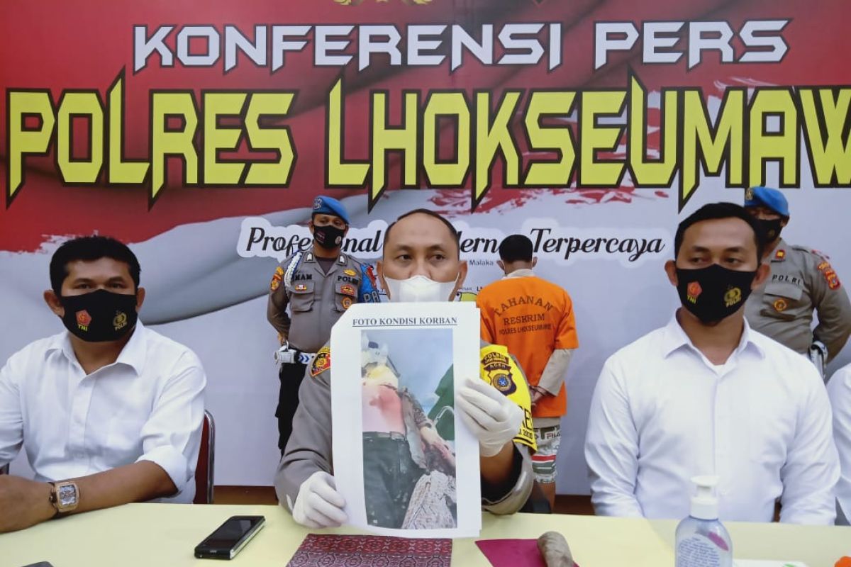 Tak terima dinasehati, pria di Aceh Utara bacok abang ipar hingga kritis