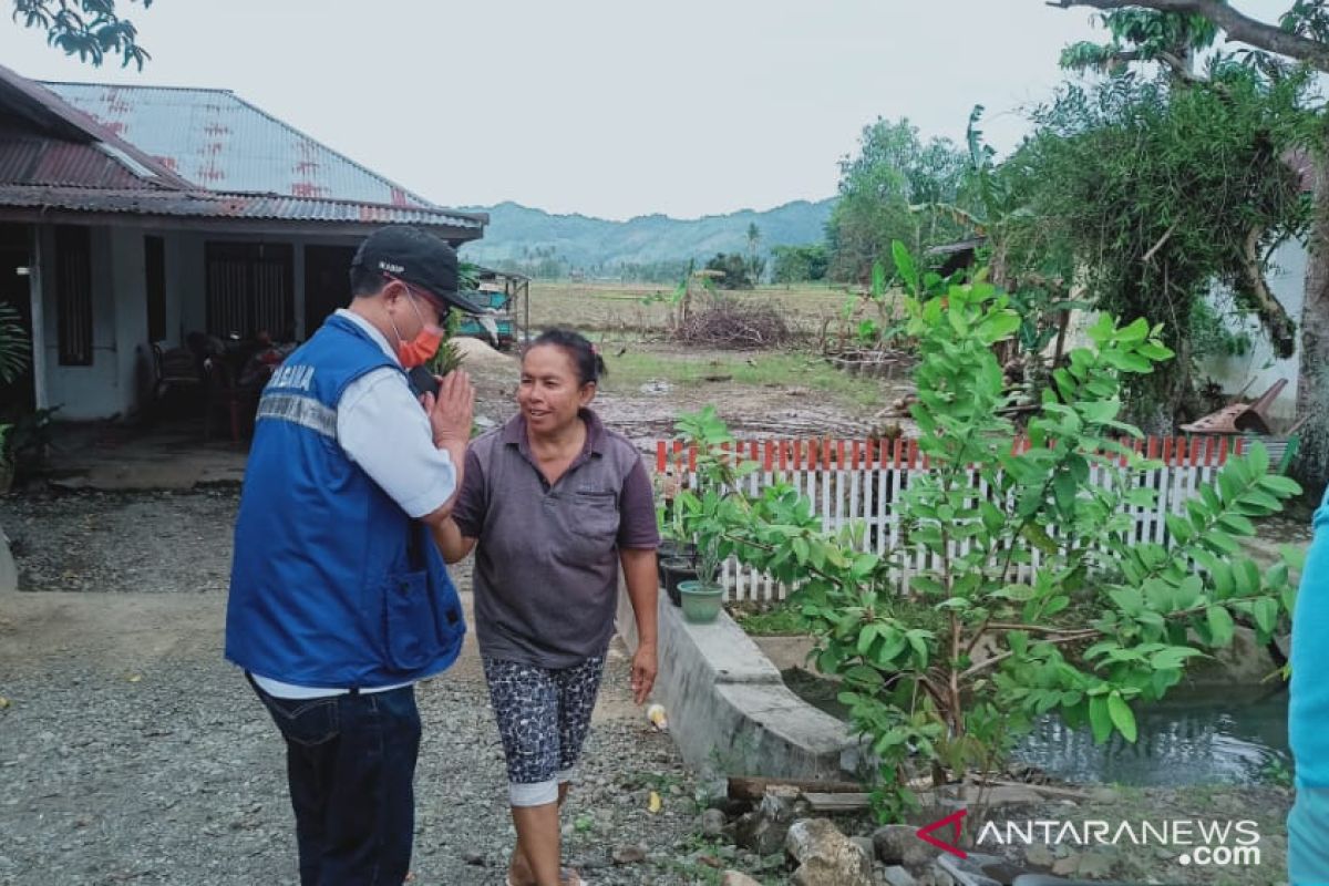 Wabup Gorontalo Utara temui warga terdampak banjir Kecamatan Biau