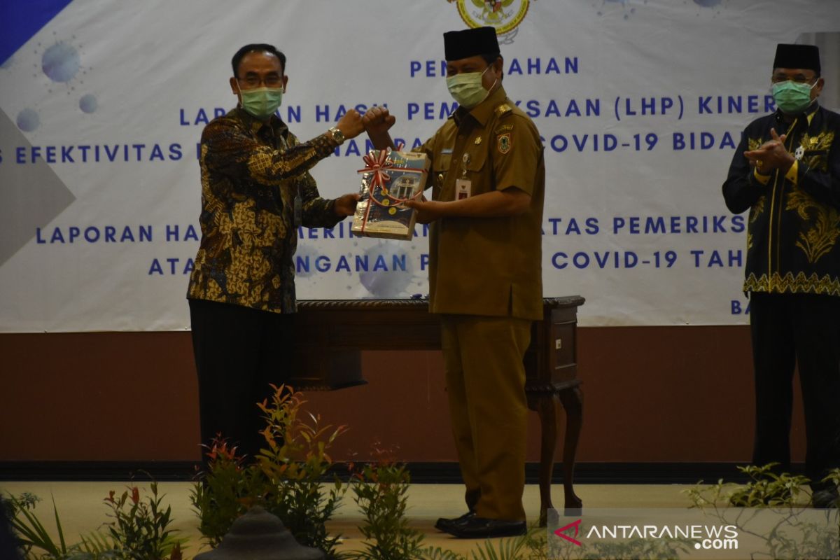 BPK nilai Pemprov dan empat kabupaten kota efektif tangani COVID-19