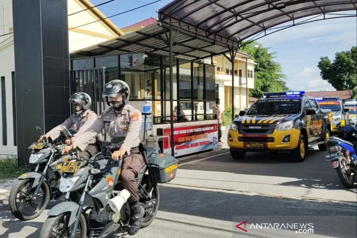 Tim gabungan gelar patroli skala besar di Palangka Raya