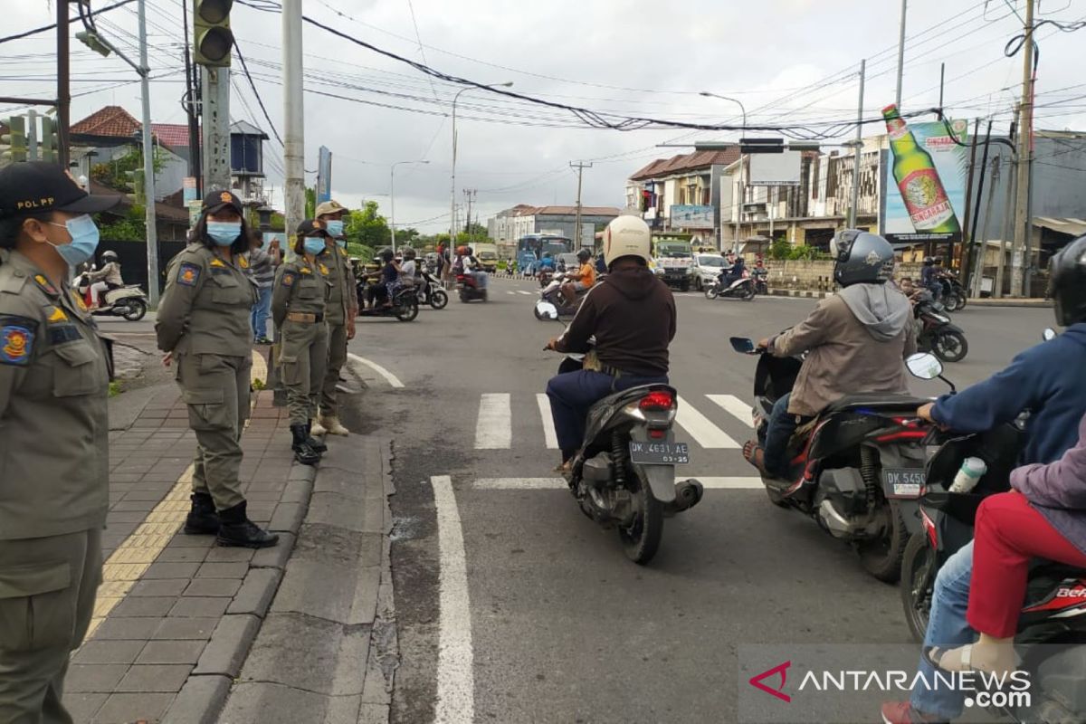 Tim Yustisi Kota Denpasar jaring 29 pelanggar protokol kesehatan