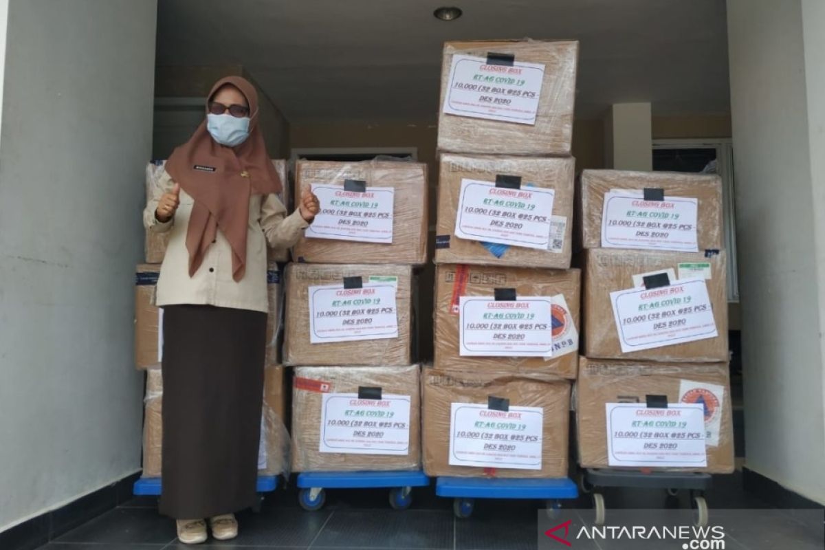 Gorontalo terima 10.000 rapid antigen dari BNBP