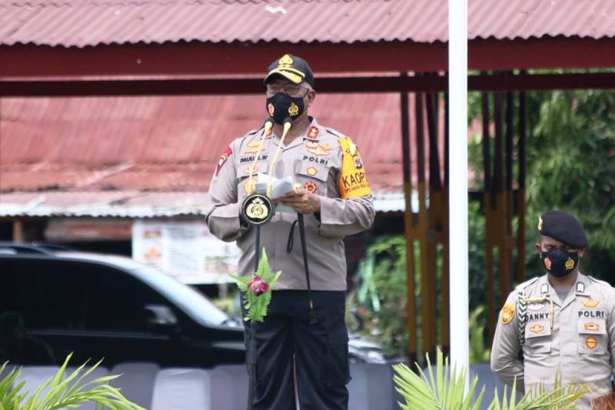 Polda Papua gelar apel pasukan operasi Lilin Matoa 2020