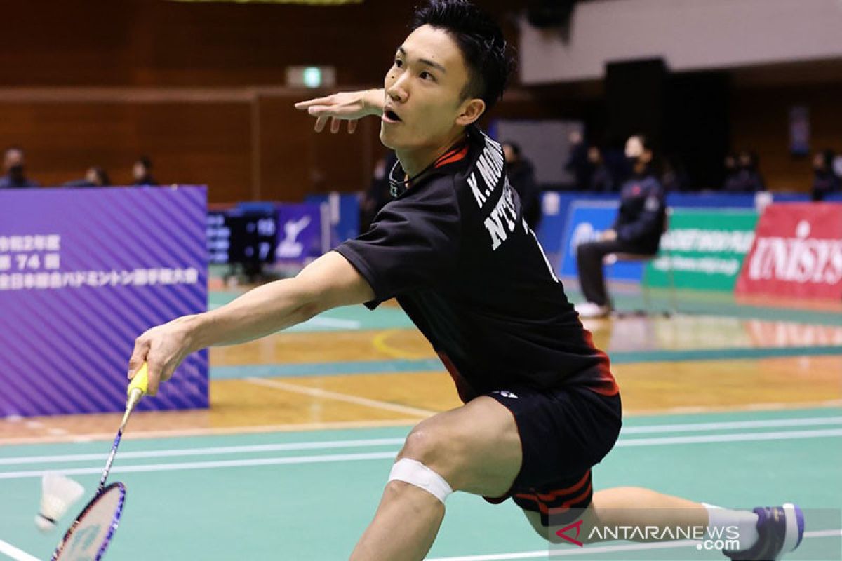 Pebulutangkis Jepang Kento Momota terhenti di perempat final All England 2021