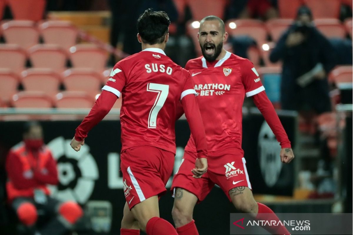 Sevilla bawa pulang tiga poin penuh dari Valencia