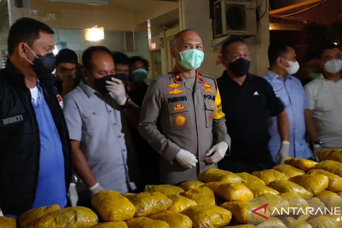 Polisi: 201 kg sabu di Petamburan jaringan sindikat Timur Tengah