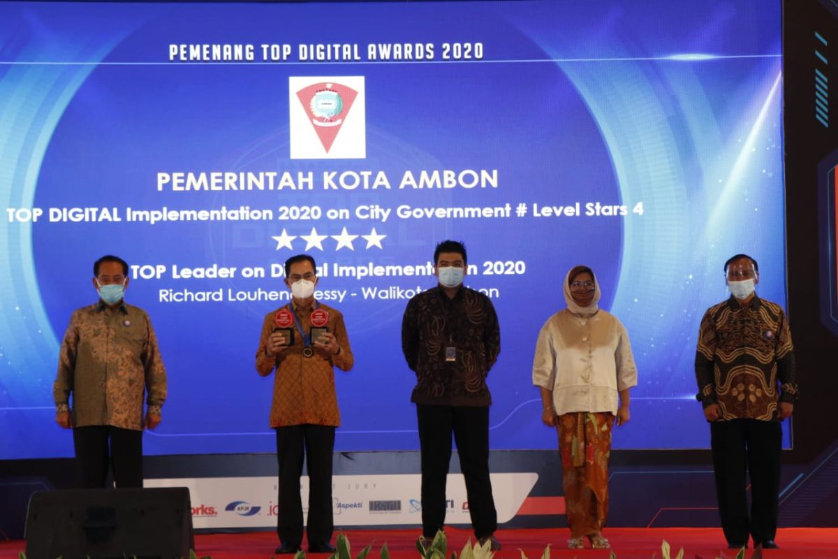 Kota Ambon raih dua penghargaan top digital 2020