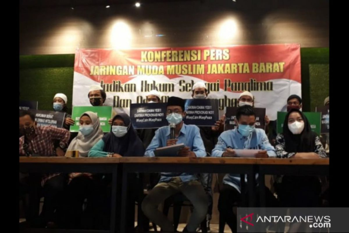 Jaringan Muda Muslim Jakarta tolak provokasi kelompok sebar kebencian