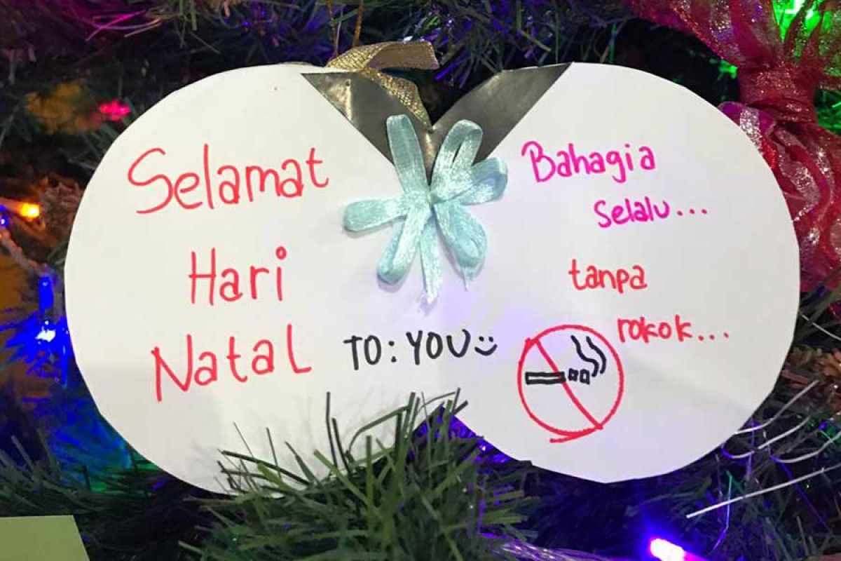 Wujudkan Natal sehat, PGI kampenyekan #Christmas2Quit