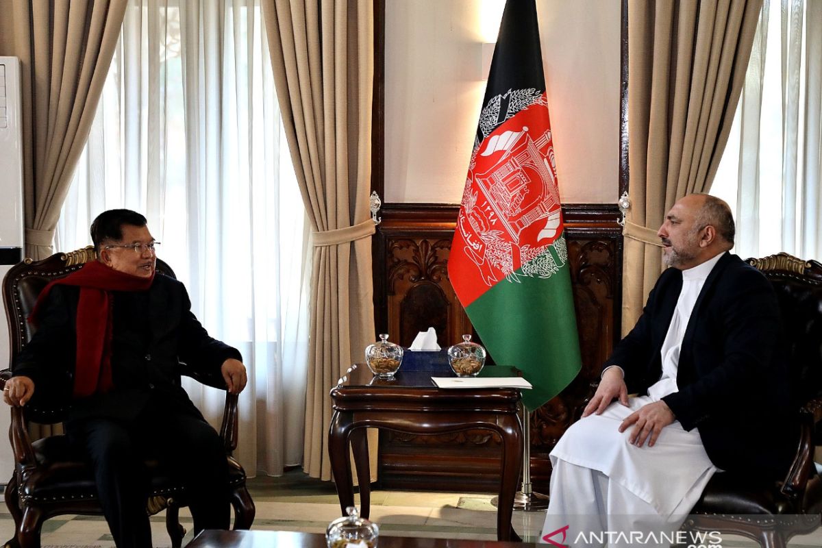 JK bertemu Menlu Afghanistan bahas solusi perdamaian dengan Taliban