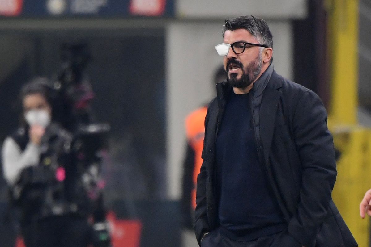 Performa Napoli anjlok, Gattuso salahkan penyakit matanya