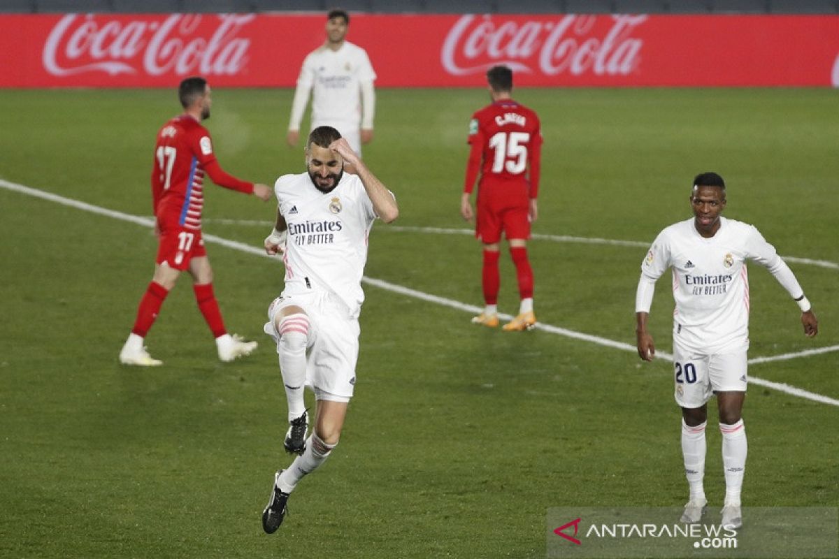 Gol Benzema lengkapi kemenangan Real Madrid atas Granada