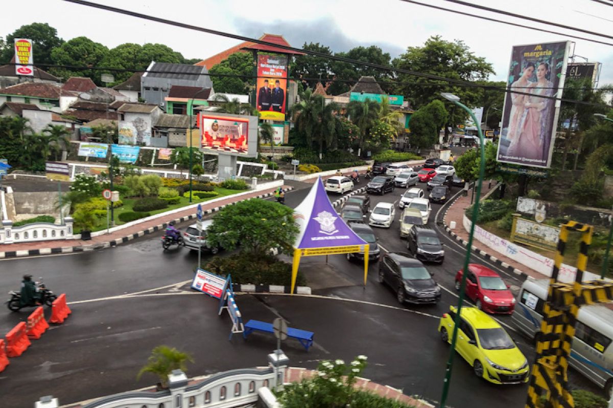 Kepadatan lalu lintas Yogyakarta akhir tahun diprediksi 60 persen