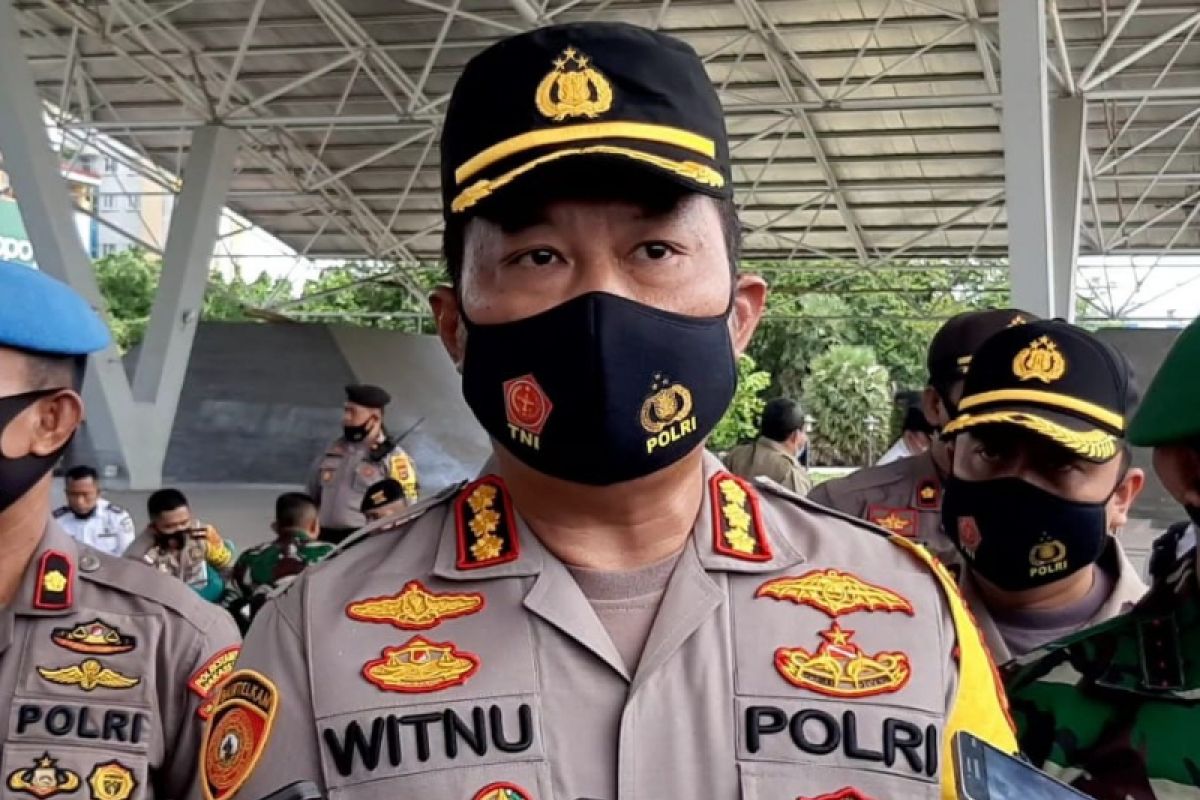 Polisi bubarkan kerumunan acara HUT produk kecantikan