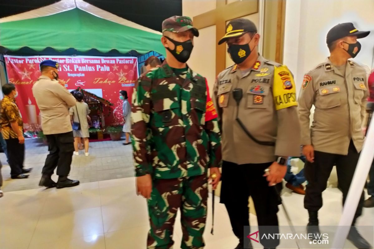 500 polisi diterjunkan jaga kebaktian dan misa Natal di Palu