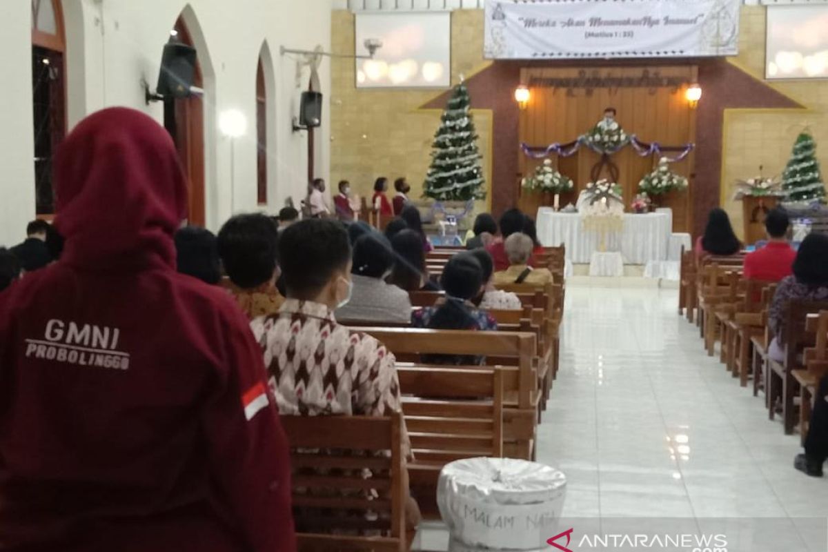 GMNI  Probolinggo bantu amankan gereja saat Natal