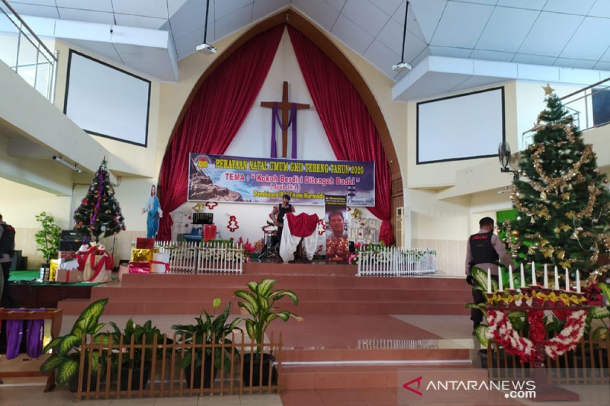 Gereja di Bengkulu rayakan natal secara daring