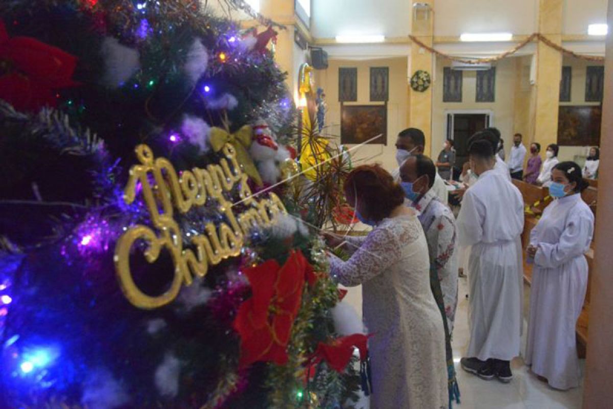 Misa malam Natal di Banda Aceh