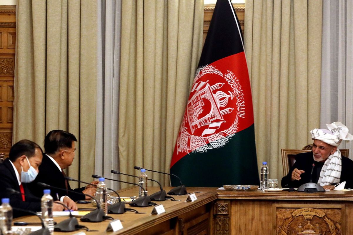 Presiden Afghanistan minta Jusuf Kalla mediasi pertemuan dengan Taliban