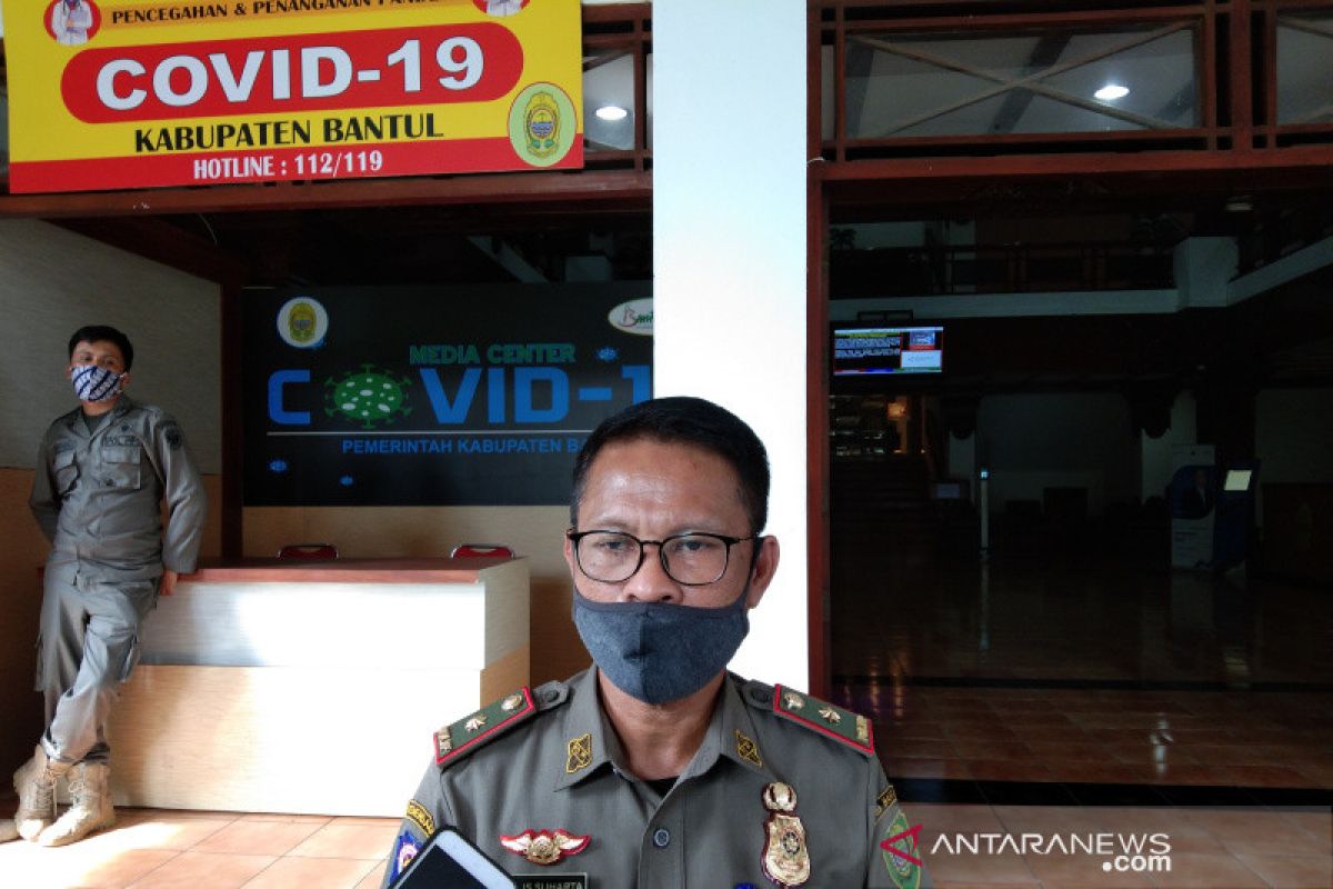 Satpol PP Bantul siaga di lokasi berpotensi terjadi kerumunan