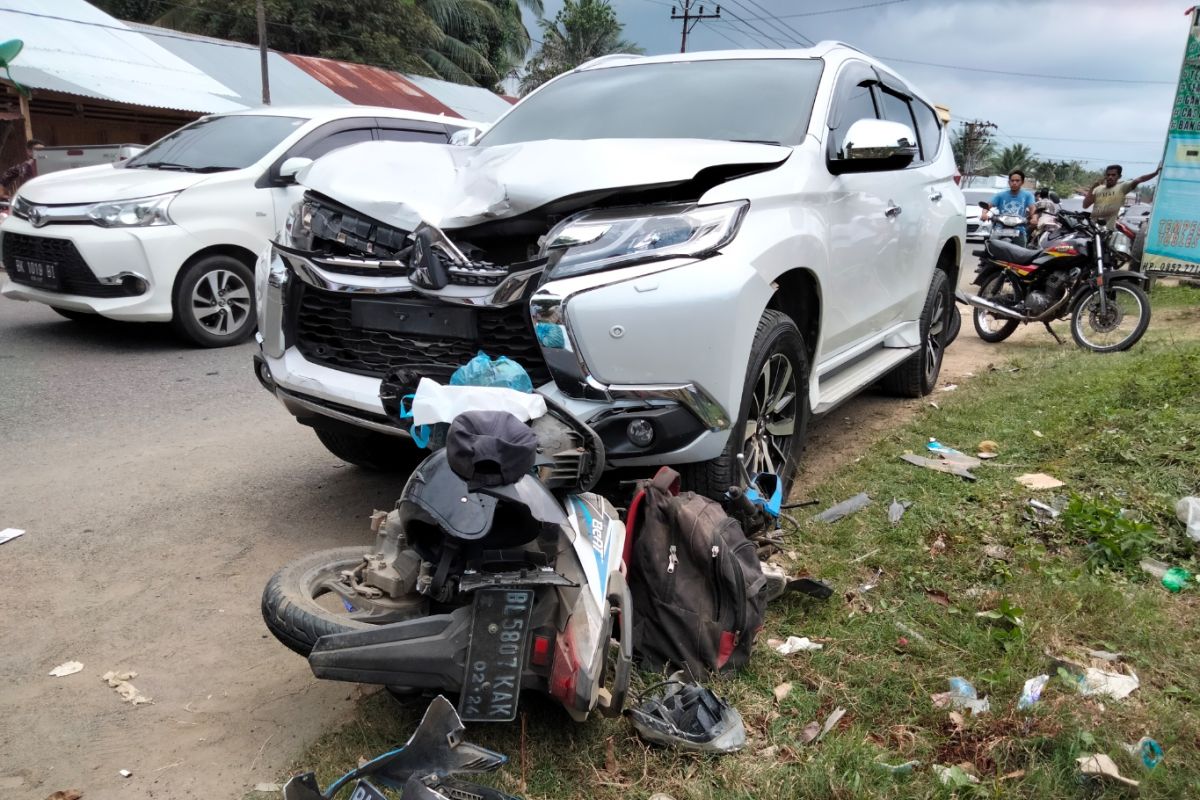 Pajero Sport dan Beat laga kambing, warga Lhokseumawe meninggal dunia