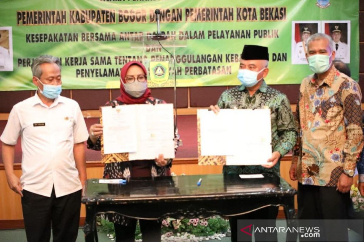 Kabupaten Bogor-Kota Bekasi kerja sama tanggulangi bencana