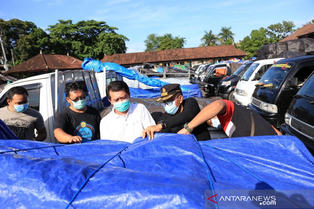 Bupati Klungkung sidak antrean mobil barang di Terminal Galiran