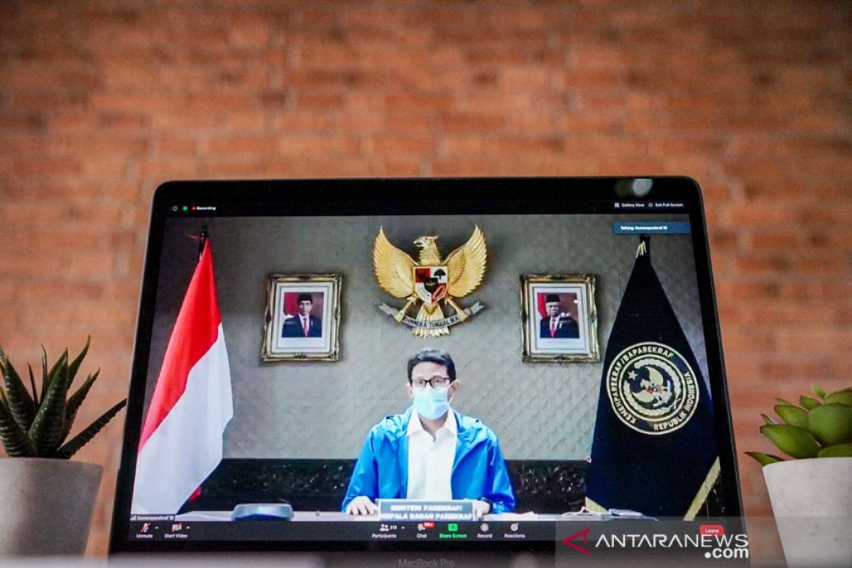 Menparekraf Sandi ajak dialog pemda se-Indonesia percepat pemulihan pariwisata