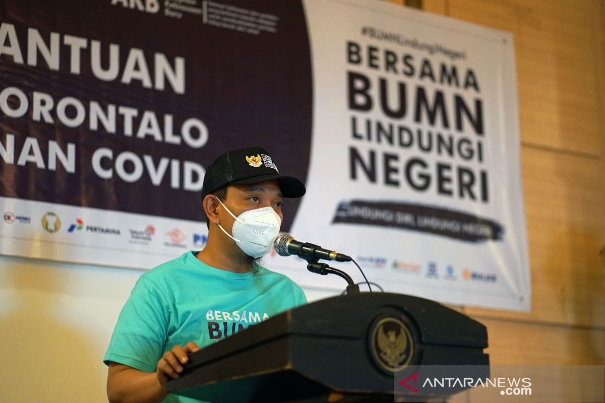 Satgas BUMN bagikan masker ke masyarakat Gorontalo