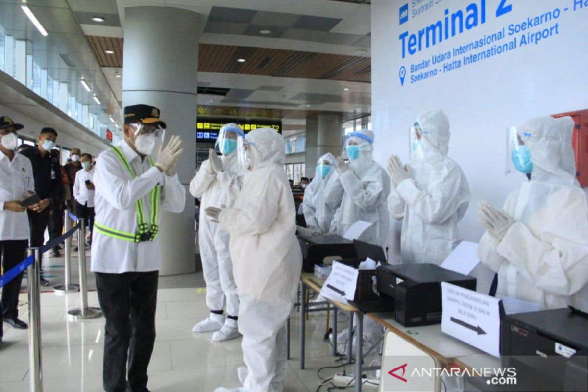 Menhub apresiasi  tes COVID di Bandara Soekarno-Hatta