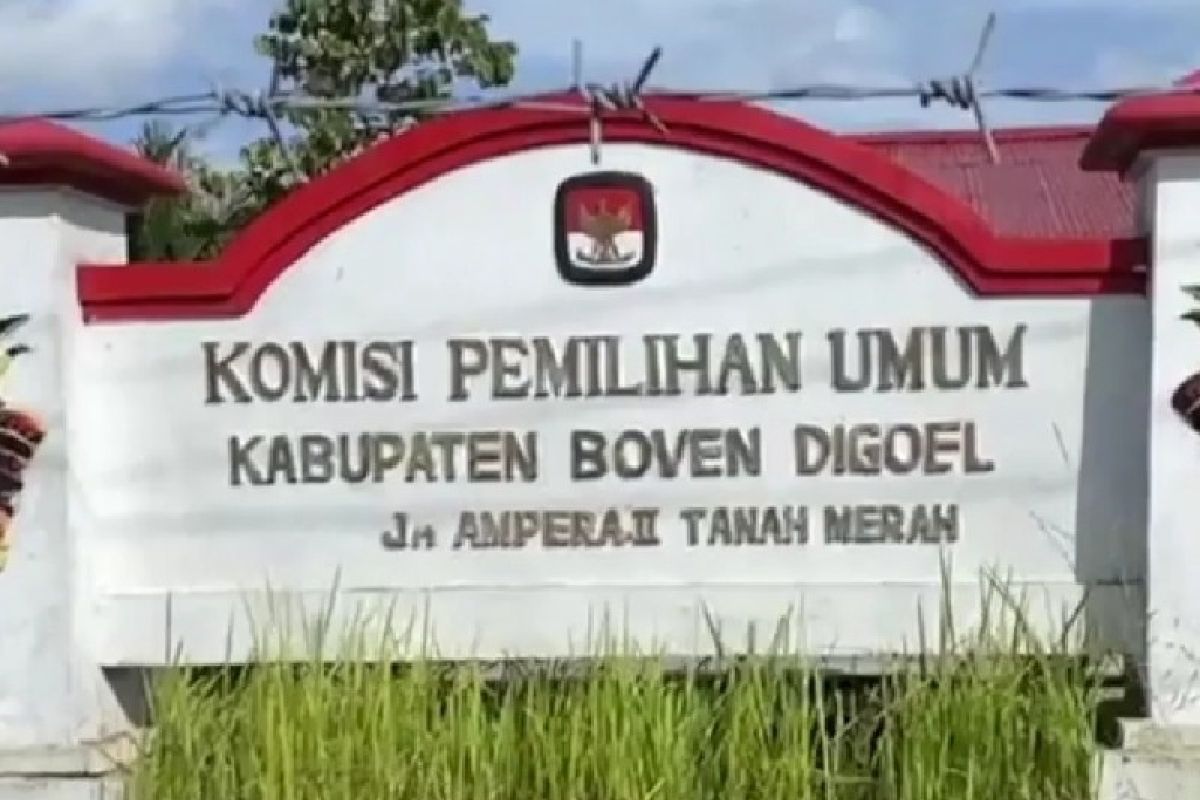 KPU Papua: 1.284 surat suara rusak Pilkada Boven Digoel diganti