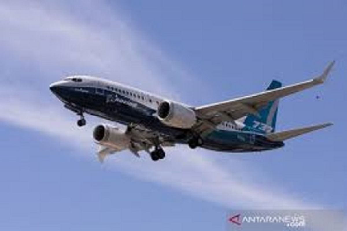 Pesawat  uji Boeing 737 MAX terbang di China