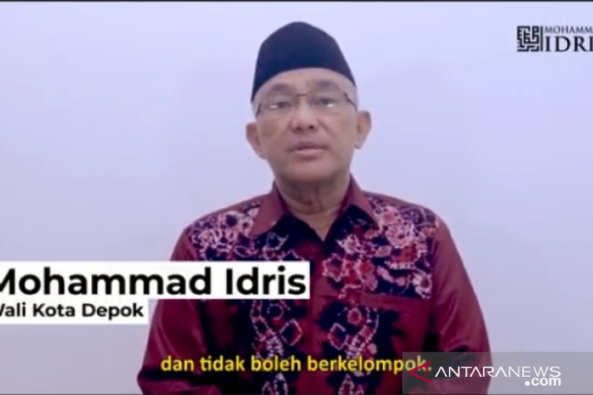 Wali Kota Depok melarang kerumunan saat Tahun Baru