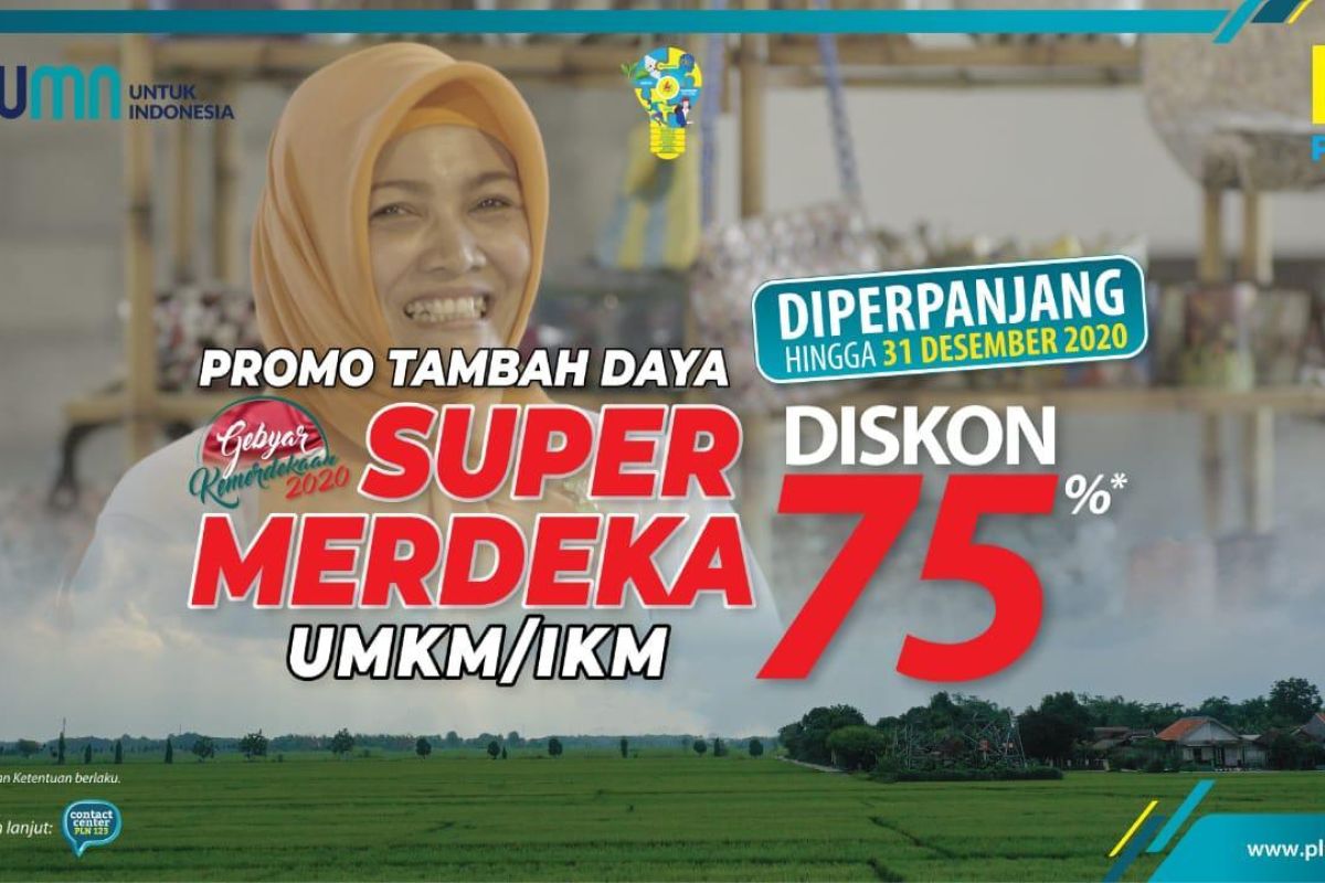 63.000 UMKM dan IKM manfaatkan diskon tambah daya listrik "Super Merdeka"