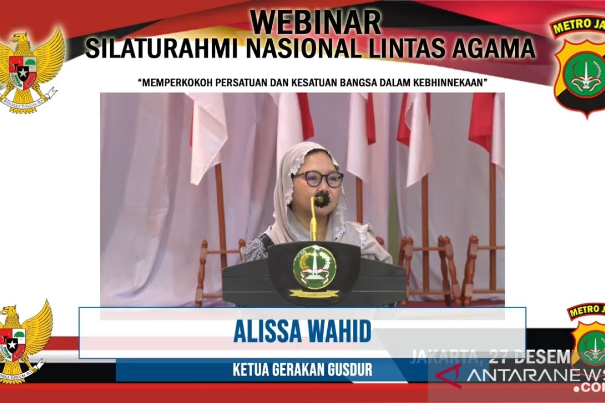 Alissa Wahid: Indonesia ada hingga sekarang karena keberagaman
