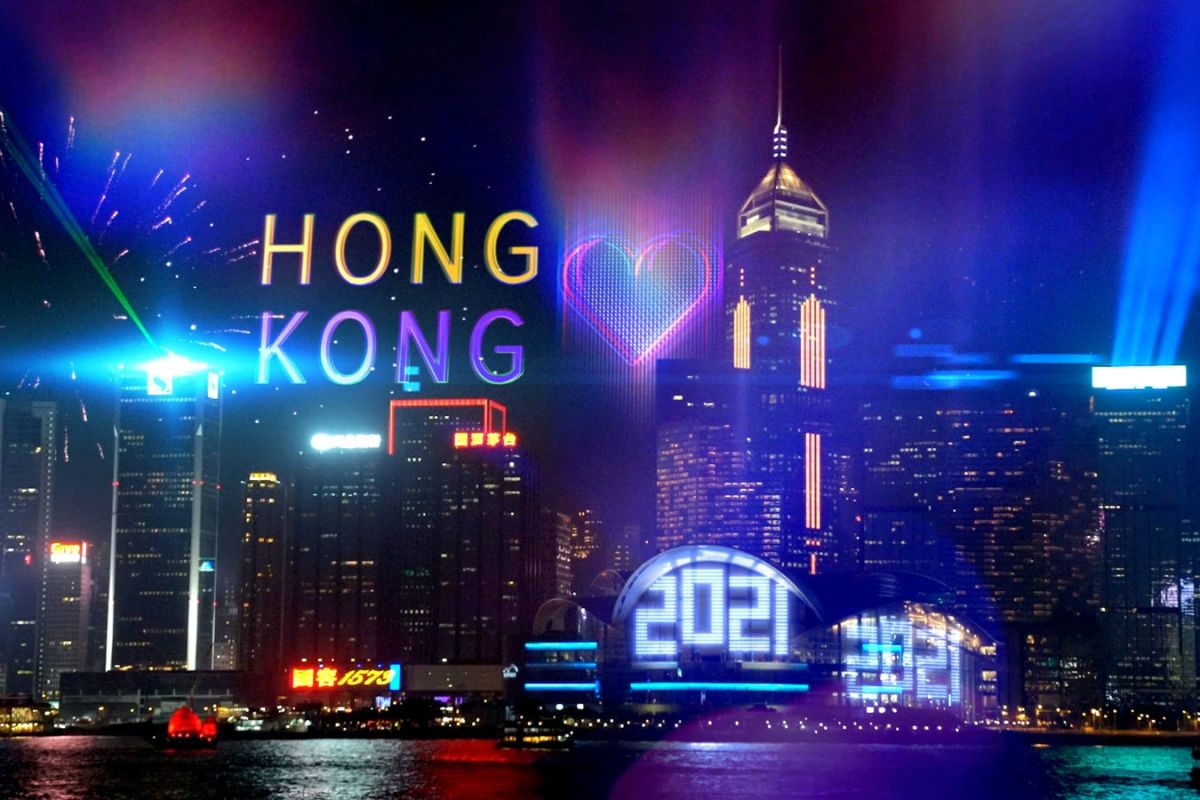 Hong Kong ajak hitung mundur tahun baru secara daring
