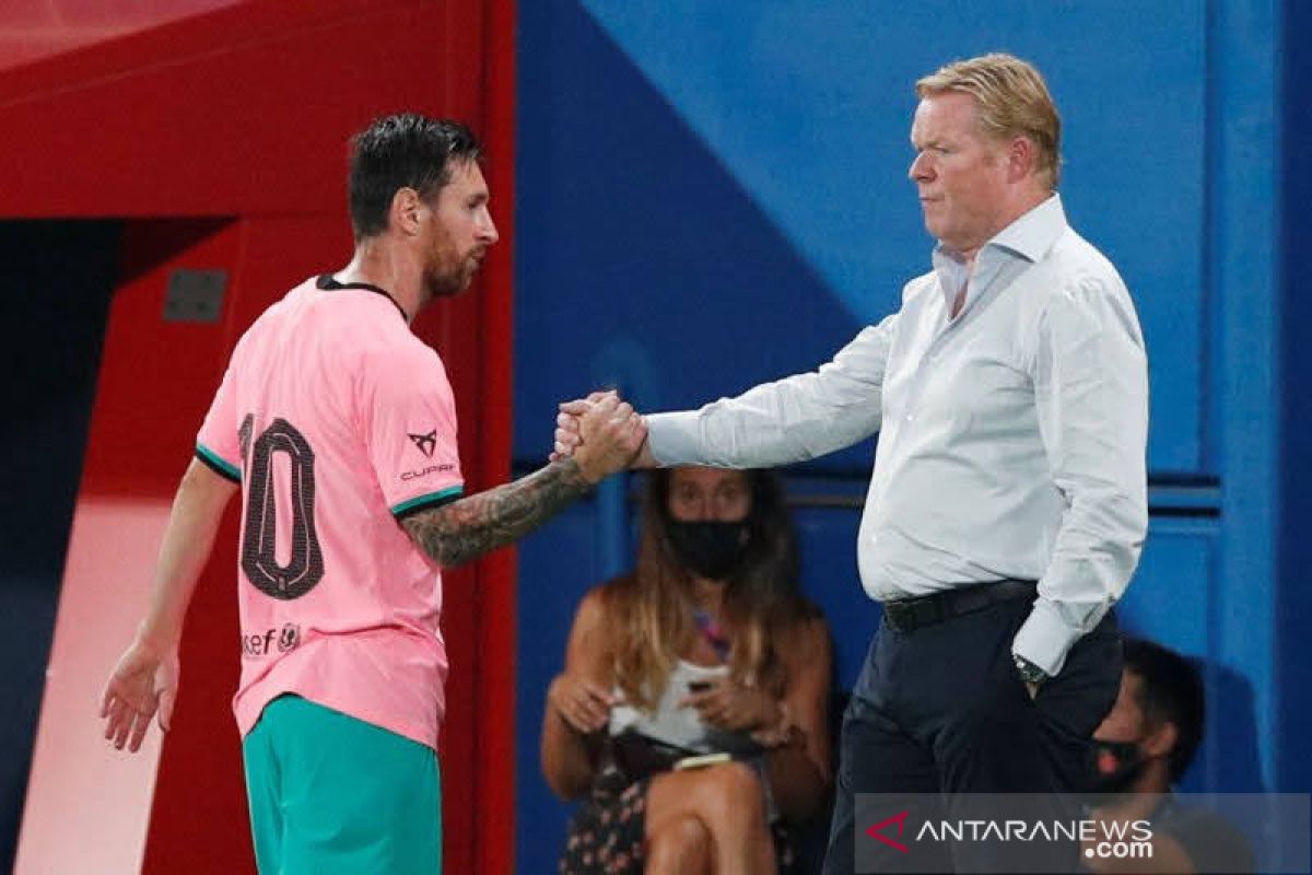 Ronald Koeman bela keputusannya cadangkan Messi