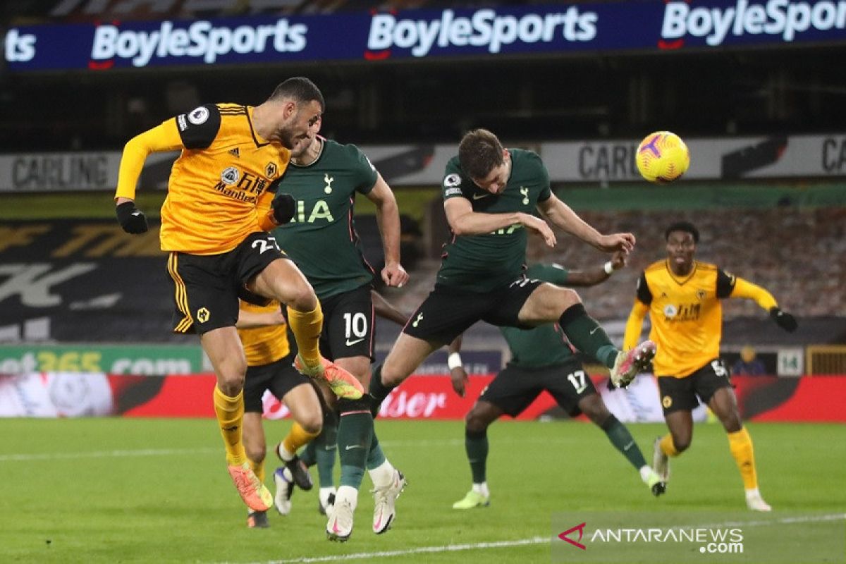 Gol larut Wolverhampton batalkan kemenangan Tottenham di Liga Inggris