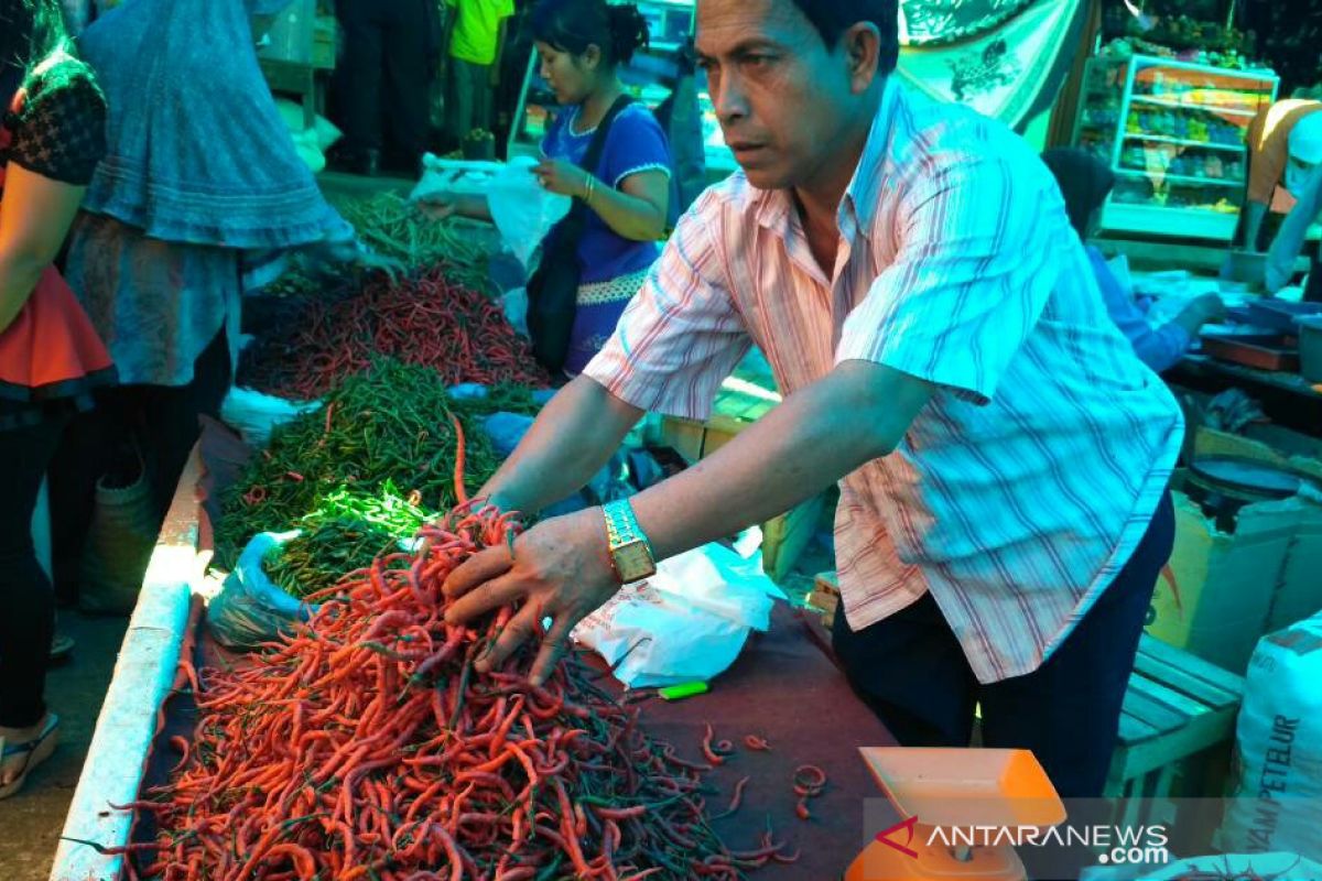 Harga cabai merah naik setiap minggu di Solok Selatan, kini tembus Rp55 ribu perkilogram