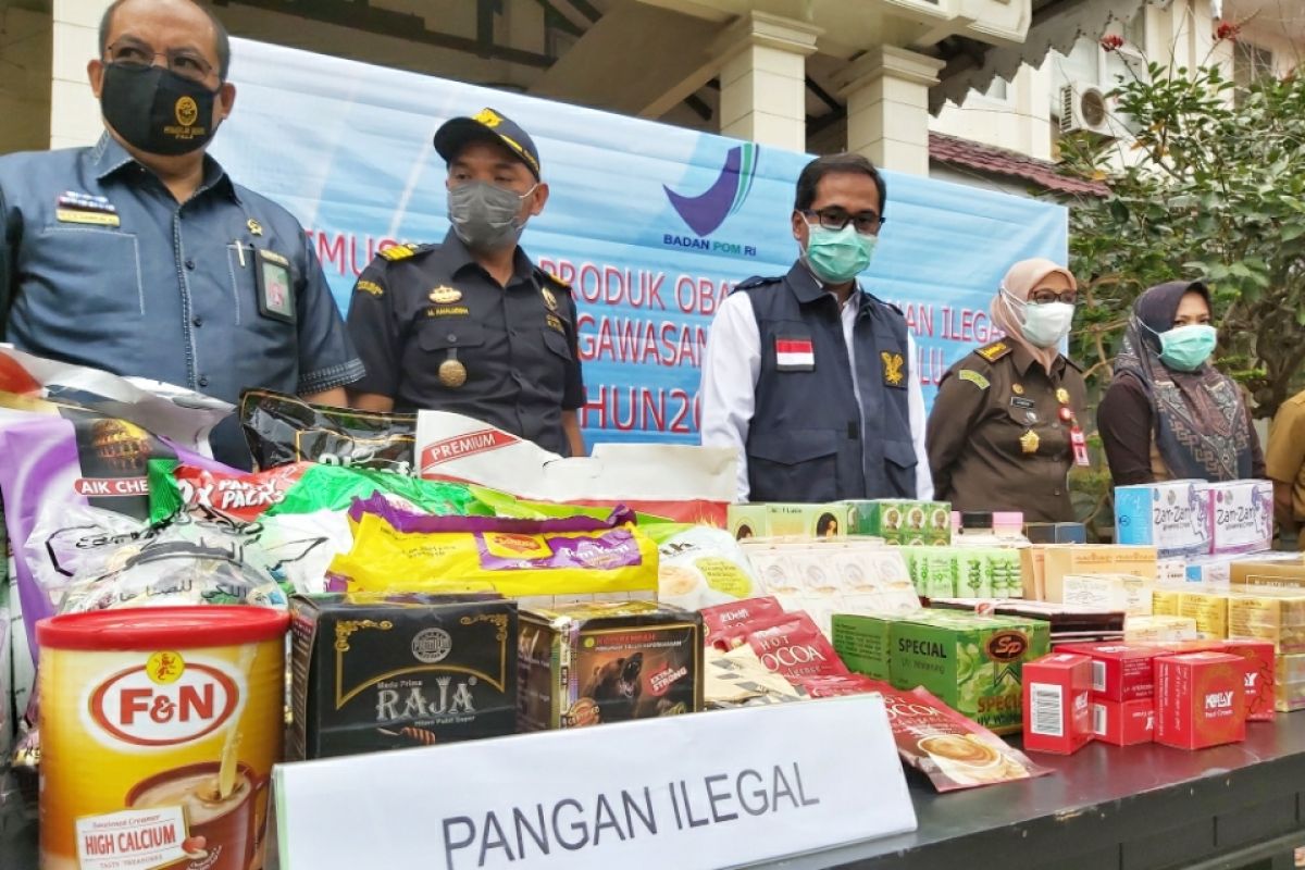 BPOM sita dan musnahkan 6.011 produk ilegal di Sulteng