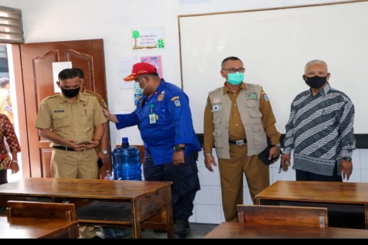 Tim Satgas COVID-19 Tebing Tinggi verifikasi sekolah persiapan sekolah tatap muka SD dan SMP