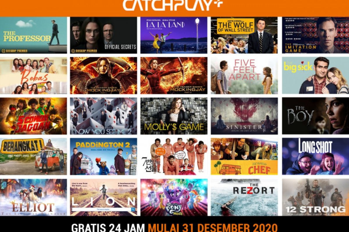 Cactchplay+ sambut Tahun Baru 2021 dengan "nobar" gratis 24 Jam