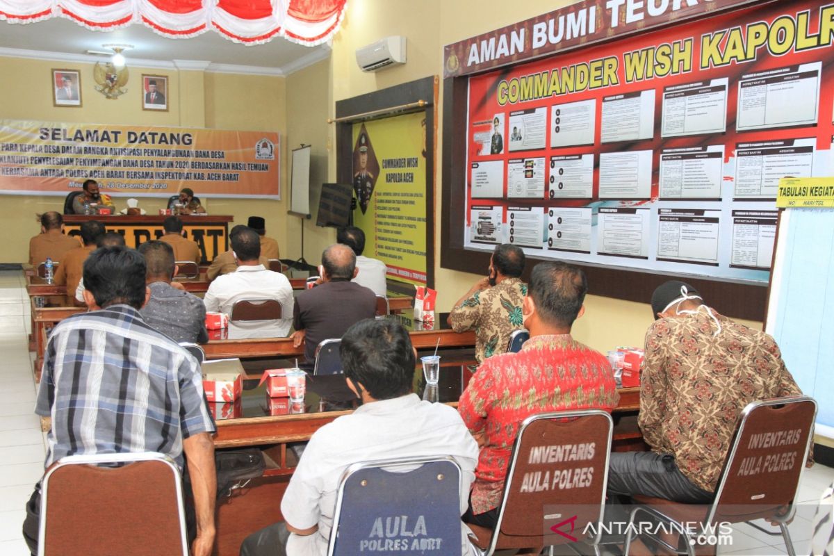 Antisipasi penyalahgunaan dana desa di Aceh Barat